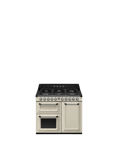Smeg - Kuchnia Wolnost, 100cm, Victoria, Krem. Victoria TR103P Kremowy.