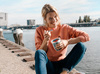 Snack pot Mepal Ellipse 500 ml Nordic Sage szczelny pojemnik na przekąski