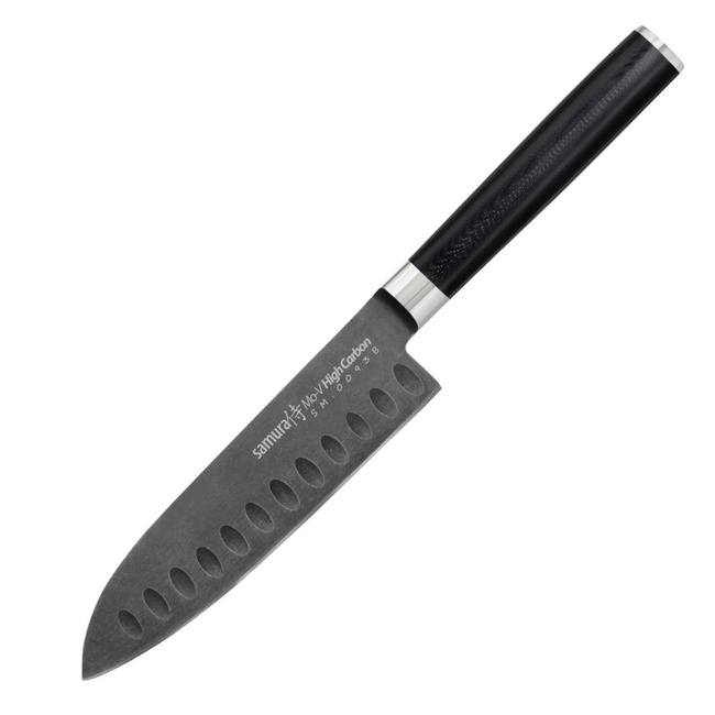 Nóż kuchenny Samura MO-V Santoku Stonewash 13.8 cm