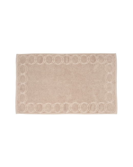 Dywanik łazienkowy Monogramopus 60x100cm Beżowy - Officine Monogram