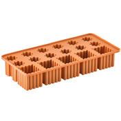 Foremka do lodu Zone Denmark Singles, silikonowa, morelowa Apricot