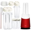 Blender personalny II Mason Jar Ready Red (zestaw 16 elementów) - Tribest