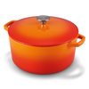 Garnek żeliwny 26 cm Orange Q-Time 102604 Brabantia