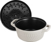 Staub Special Cocotte Garnek Żeliwny Okrągły 4 Ltr, Truflowy
