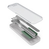 Monbento Slim Box Sztućce Na Wynos W Etui Green Natural