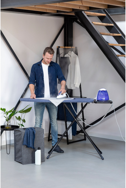 Deska do prasowania Brabantia C 124 x 45 cm Denim Blue z podstawą na generator pary