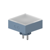 Lampka LED do gniazdka Avolt Lamp 1, niebieska Shark Blue, ściemniana
