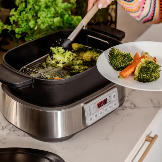 Multicooker Wartmann WM-2401 MC – żeliwny garnek 5,5 l, 6 funkcji