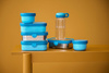Lunchbox stalowy Mepal Campus Frozen Friends, 750 ml, z wkładem bento