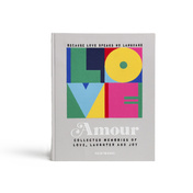 Album na zdjęcia Printworks Amour z haftowaną okładką, szary, 60 stron, naklejki