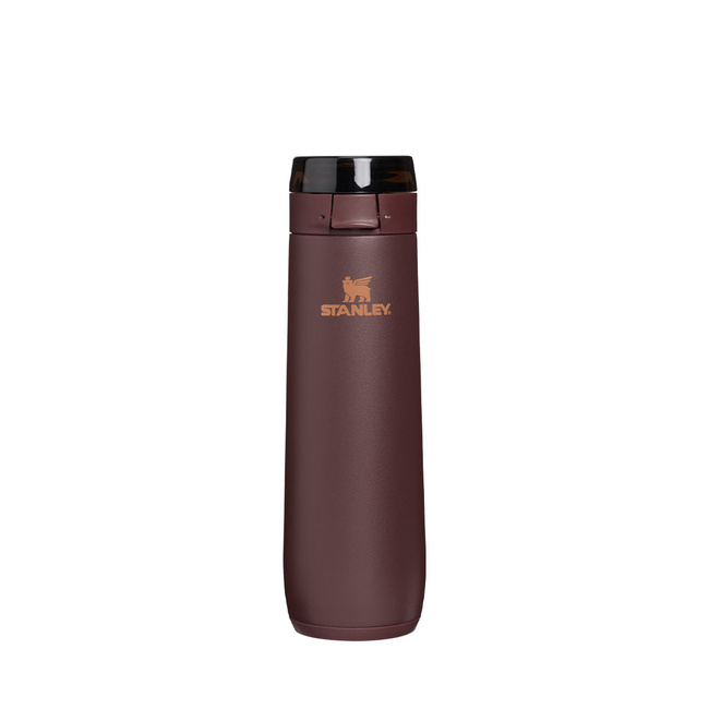Butelka termiczna Stanley FlowState Spring Bottle 0,59 l ze słomką, brązowa Coffee