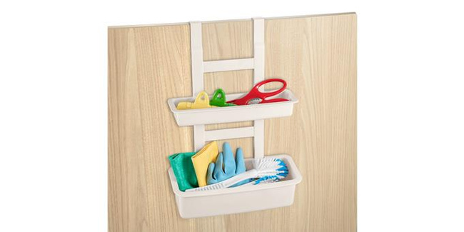 Uchwyt wiszący z pojemnikami do przechowywania Flexispace - Tescoma