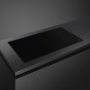 Smeg - Płyta indukcyjna, 90 cm, prosta krawędź Universal Si1m4954d Czarne szkło.
