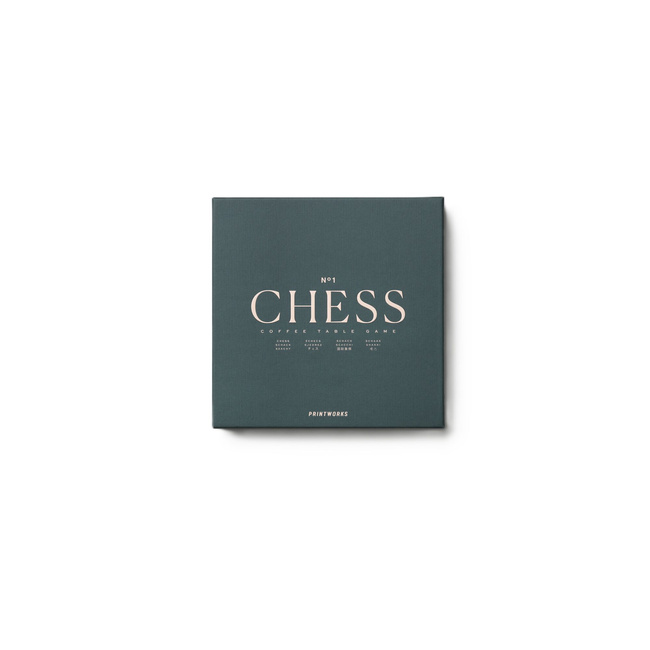 Szachy Printworks Classic Chess, plansza 25 x 25 cm z akrylowym blatem