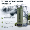 Extralink Purisoo+ zielona butelka 400ml z systemem filtrującym UF Acf pompką