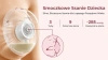 Momcozy M5 Smart Wearable Breast Pump – | Laktator muszlowy | Sterowanie aplikacją, bezprzewodowy, pojedynczy, kolor szary