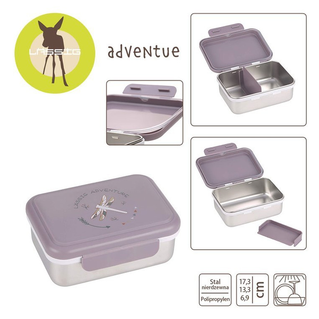 Lunchbox ze stali nierdzewnej Adventure Ważka - Lassig