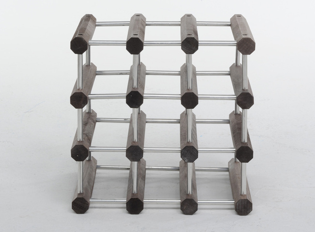 Stojak na butelki Foppapedretti IlCantiniere Walnut – orzech