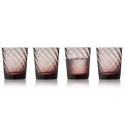 Szklanki Do Wody 4 Szt. Vienna 300 Ml Różowe 30189 - Lyngby Glas