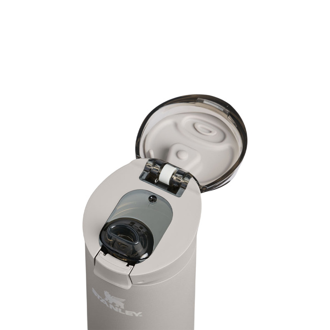 Butelka termiczna Stanley FlowState Spring Bottle 0,59 l ze słomką, szara Ash