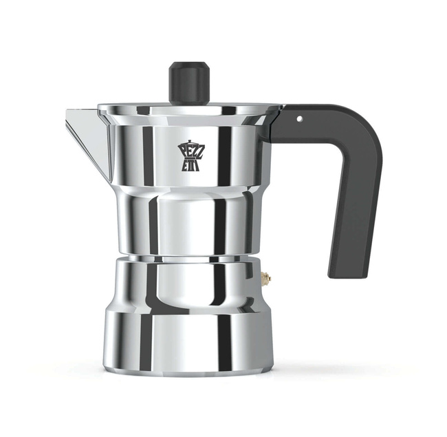 Pezzetti Solidexpress Aluminiowa kawiarka (1 filiżanka) - Srebrny