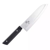 Nóż Santoku KAI Seki Magoroku Shironezu AB5472, 16,5 cm, biała rękojeść