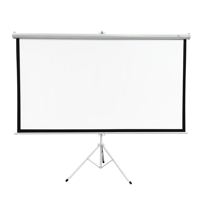 Ekran projekcyjny zwijany Extralink Projection Screen 100 cali, 16:9, stalowa obudowa