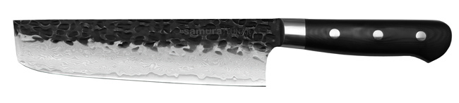 Samura Pro-S Lunar Nakiri Nóż Kuchenny 17cm - Ostrze Stalowe, Ergonomiczny Uchwyt, Idealny Do Warzyw