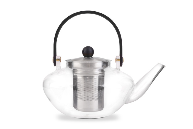 Zaparzacz do herbaty 800ml Eva 1630 - Vialli Design - srebrny