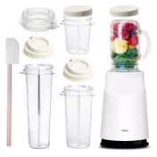 Blender personalny II Mason Jar Ready White (zestaw 12 elementów) - Tribest