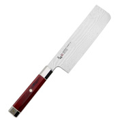 Mcusta Zanmai Ultimate Aranami Nóż Nakiri z rdzeniem VG-10, ostrze 16.5 cm