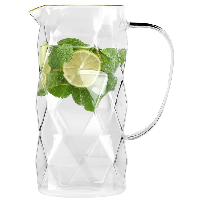 Dzbanki 1500 ml ze złotym rantem Geo Gold - Vialli Design