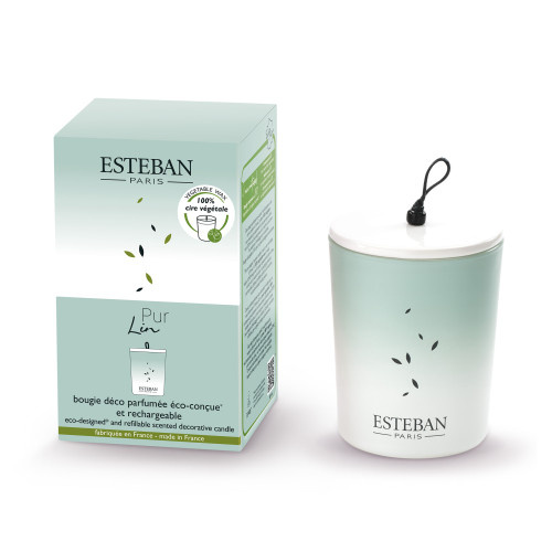 Świeca zapachowa dekoracyjna 180g pur lin - Esteban