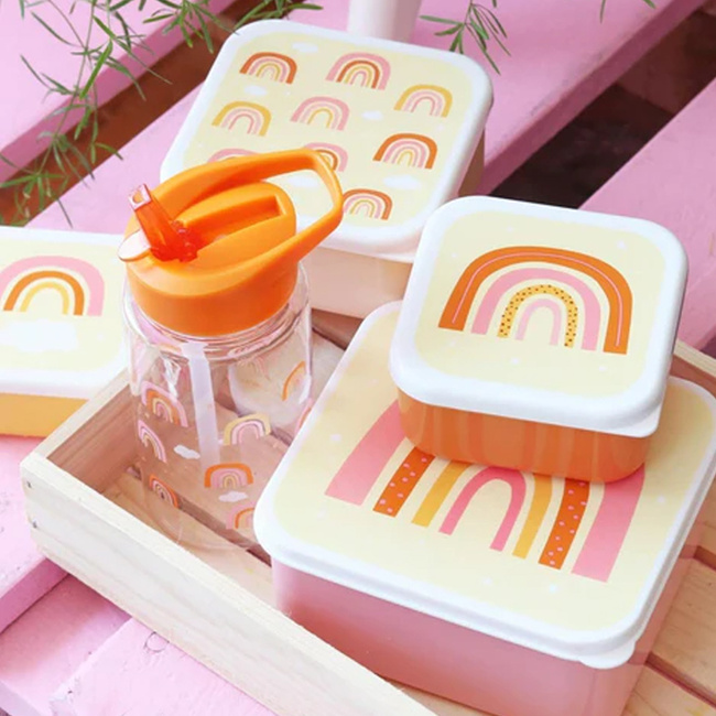 Lunchboxy dla dzieci Rainbows - A Little Lovely Company