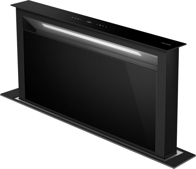 Smeg - Okap do zabudowy w blacie UNIVERSAL KDD90CNE2 Czarny