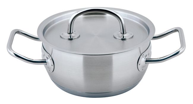 Garnek stalowy z pokrywą 16 cm 1 l Pro-X - Carl Schmidt Sohn