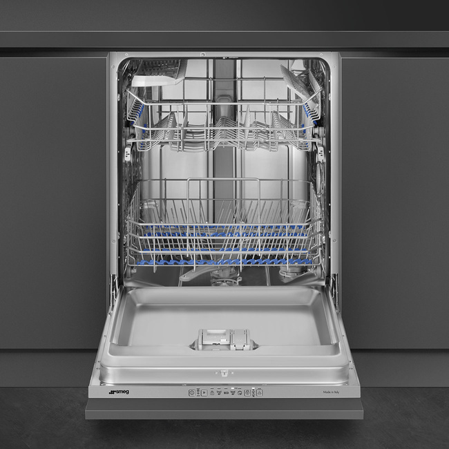 Smeg - Zmywarka do naczyń, 60 cm UNIVERSAL STL281DS (panel sterowania) - Srebrny