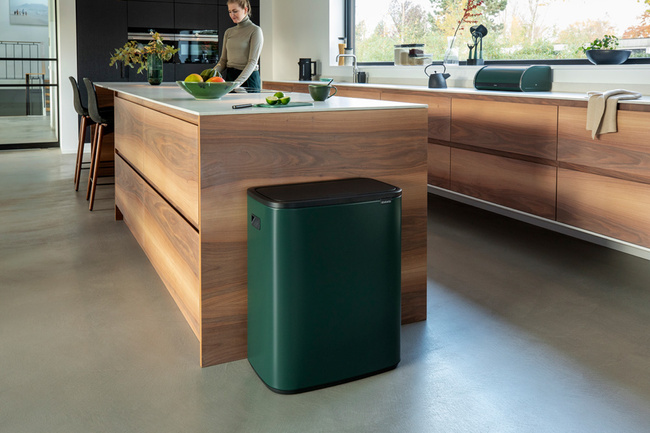 Kosz na śmieci Touch Bin BO 60L zielony Pine Green - Brabantia