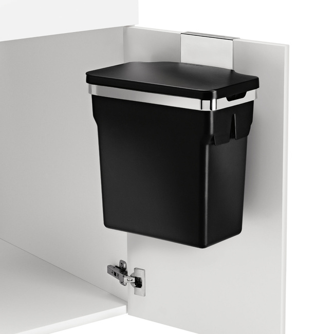 Kosz Na Śmieci Szafkowy 10L, Czarny - Simplehuman