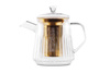 Zaparzacz do herbaty Vialli Design Mia 2057 ze stalowym filtrem, złoty, 900 ml