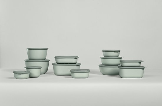 Zestaw 4 misek Cirqula Okrągła 350 750 1250 2250 Ml Nordic Jade 106232094700