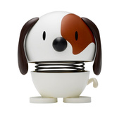 Figurka Hoptimist Dog S White Biały Piesek Dekoracja Biurka Prezent