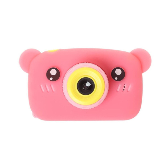 Extralink Kids Camera H25 Różowy - aparat cyfrowy - 1080p 30fps, wyświetlacz 2.0"