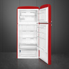 Smeg - Chłodziarko-zamrażarka FAB50RRD5 50'S STYLE - czerwony