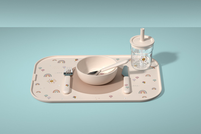 Taca dla dzieci do serwowania i nauki jedzenia Mio Little Farm 108035065399 