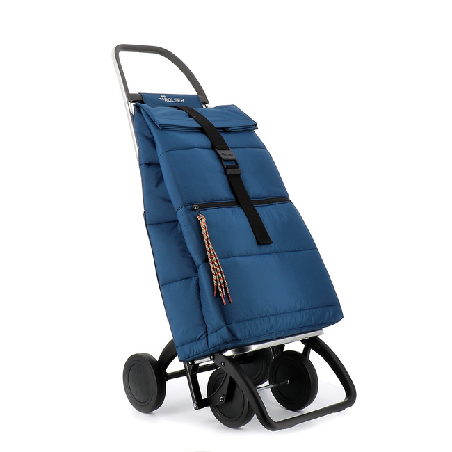 Wózek na zakupy Big Polar 4 Granatowy - Rolser