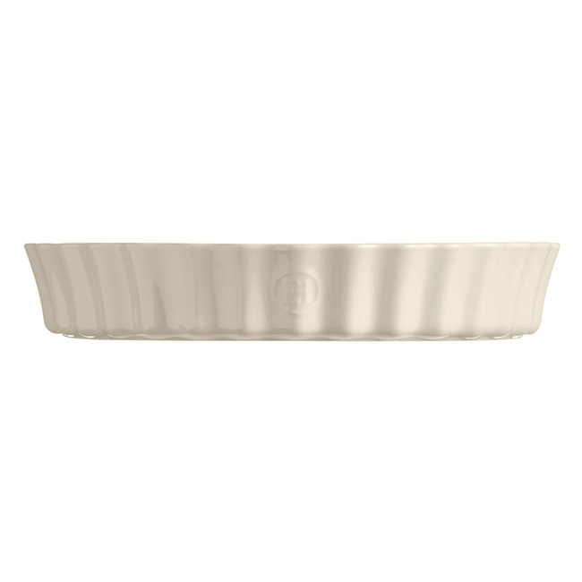 Forma do tarty ceramiczna głęboka, 32 cm, kremowa - Emile Henry