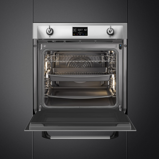Smeg - Piekarnik, 60 cm, Victoria, inox Victoria Sop6902S2Px Stal nierdzewna.