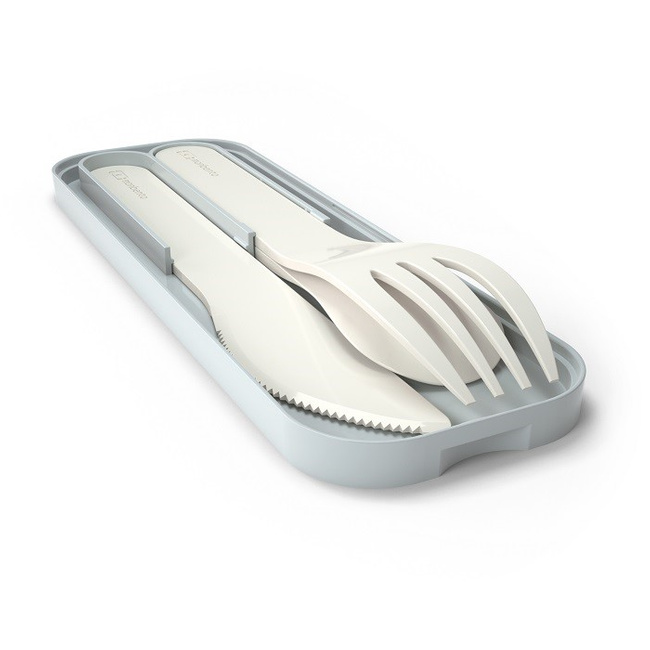 Sztućce podróżne Pocket Color, Natural - Monbento