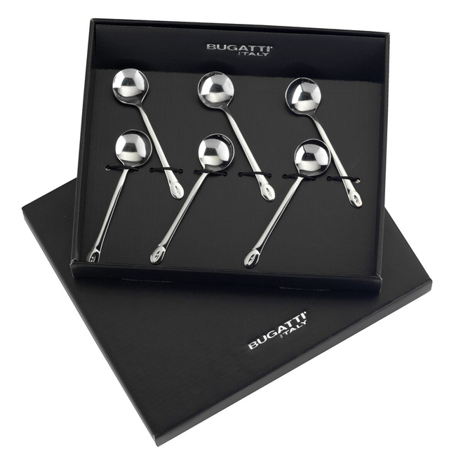 Non solo caffe Zestaw 6 łyżeczek do kawy w pudełku - Bugatti